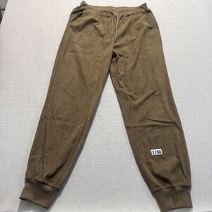 Unbranded Corduroy Joggers Mens Large Brown Excellent